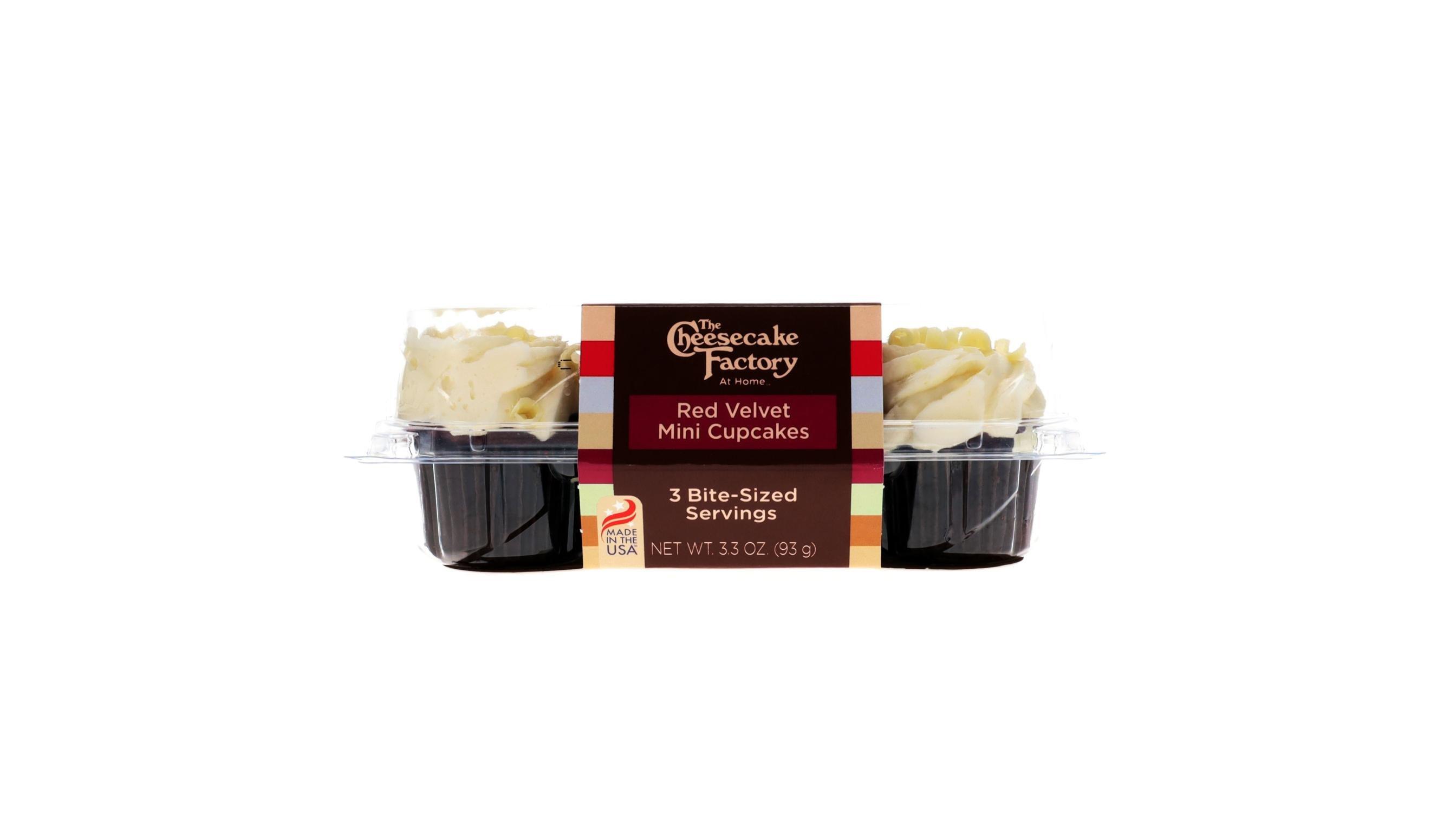 The Cheesecake Factory At Home Mini Cupcakes Red Velvet (3 ct)