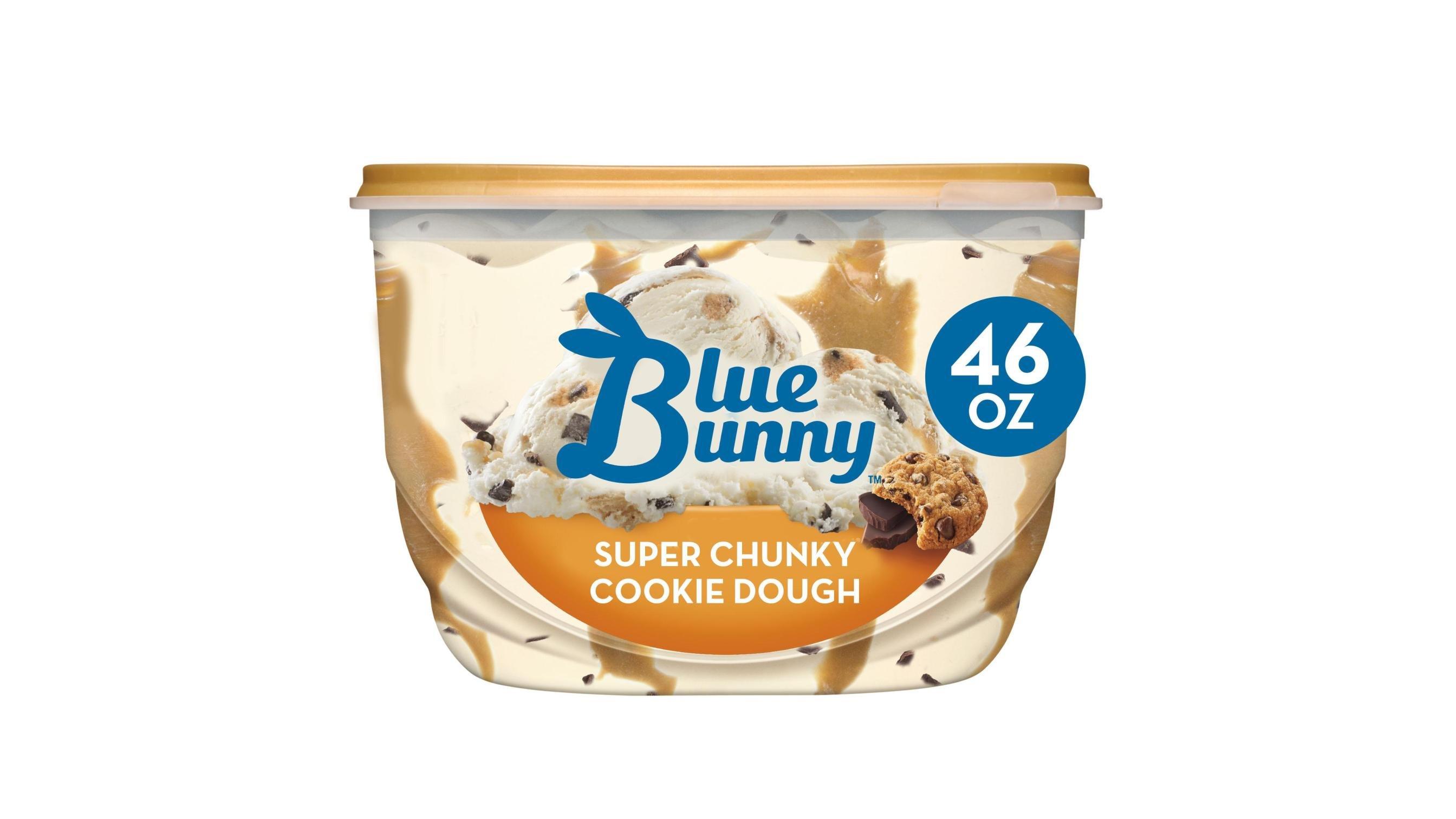 Blue Bunny Super Chunky Cookie Dough Ice Cream (46 oz)