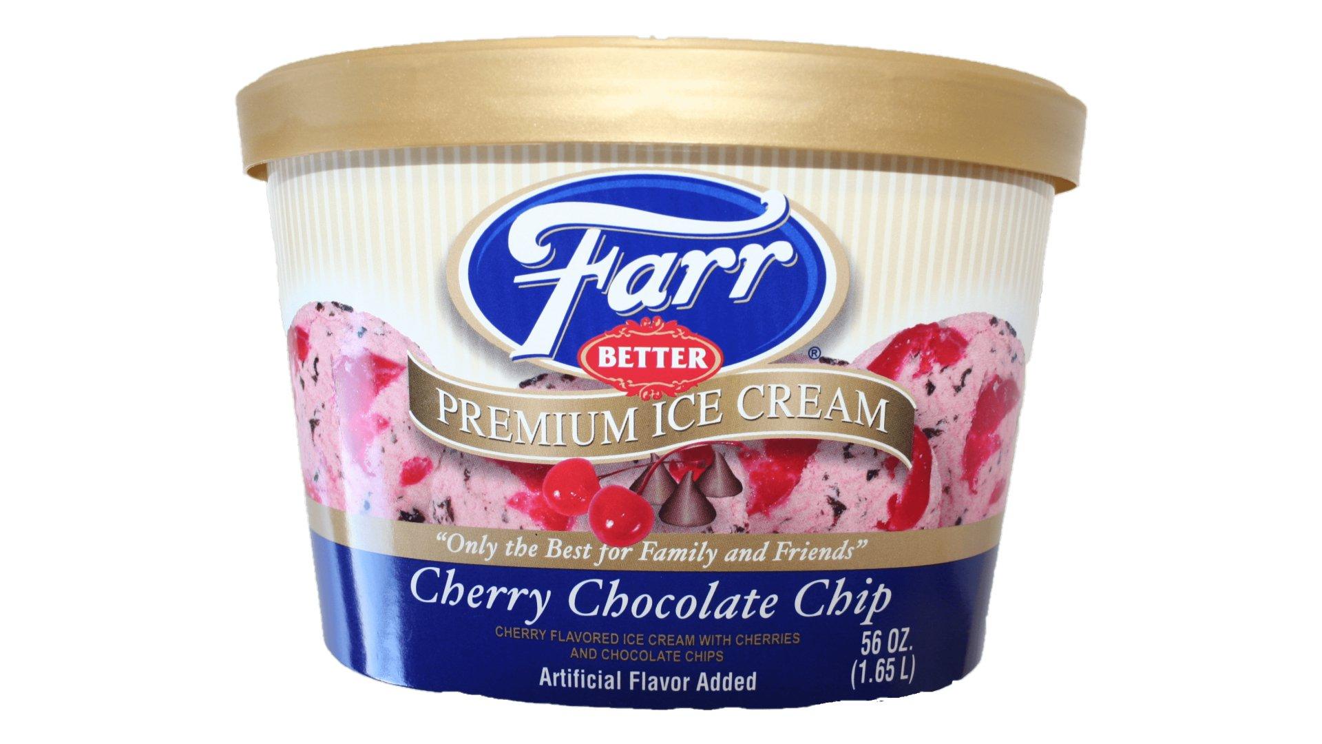 Farr's Cherry Chocolate Chip Ice Cream (56 oz)