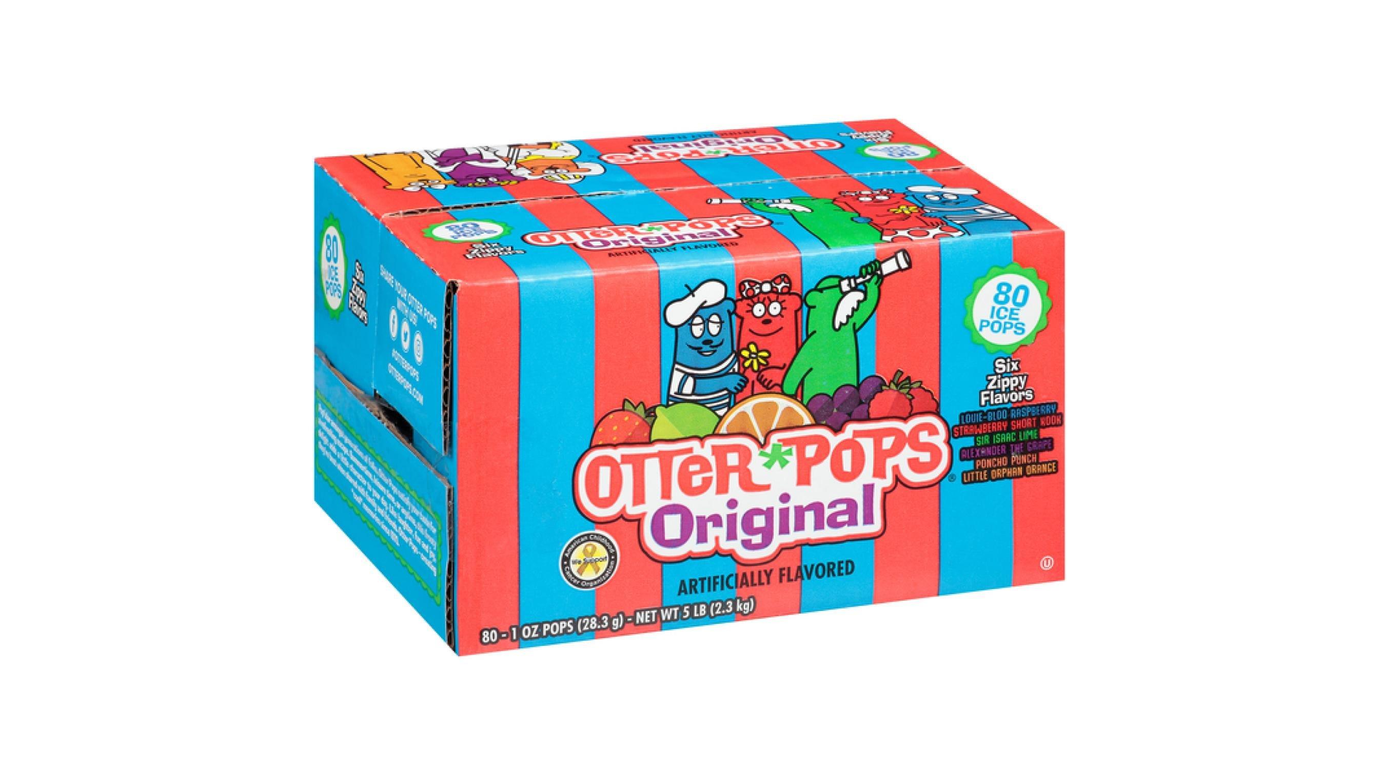 Otter Pops Original Assorted Ice Pops (1 oz x 80 ct)