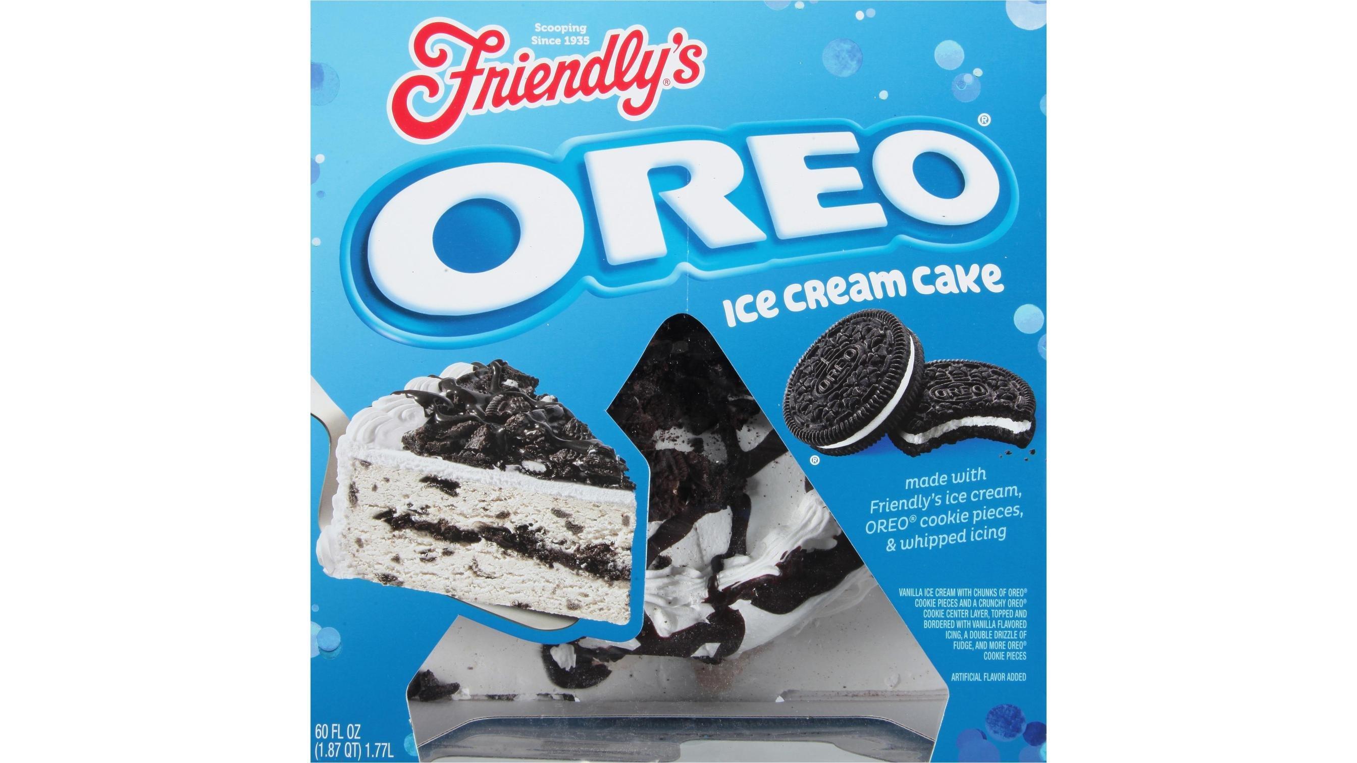 Friendly's Premium Oreo Ice Cream Cake (60 oz)