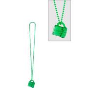 St. Patrick's Day Beer Mug Bead Necklace
