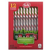 Brach's Bobs Red & White Peppermint Candy Canes, 12ct