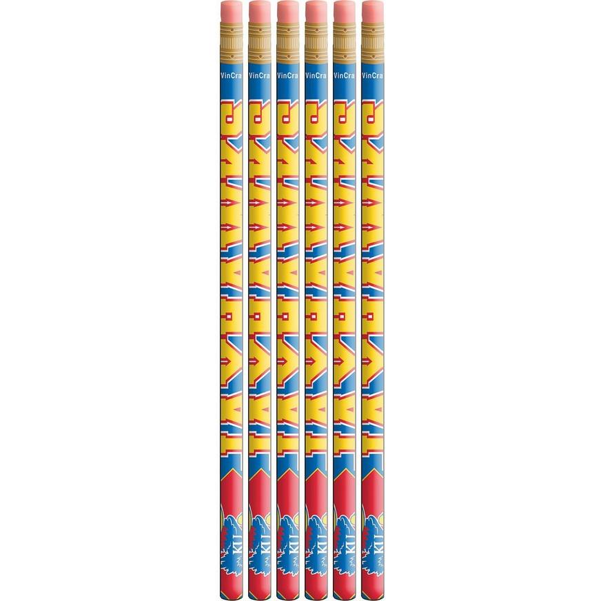 Kansas Jayhawks Pencils 6ct