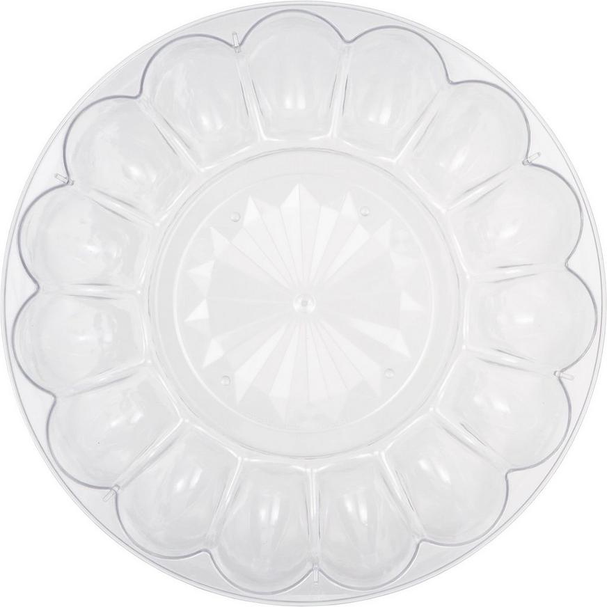 CLEAR Plastic Egg Tray with Lid