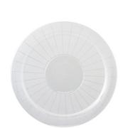CLEAR Plastic Frosted Platter