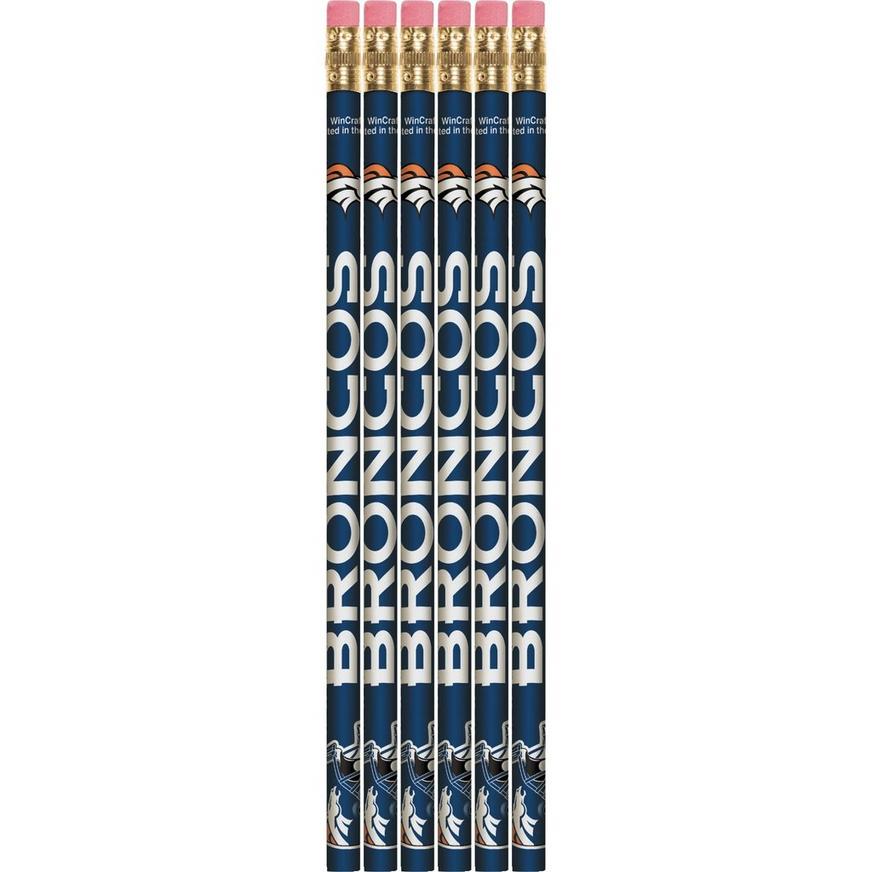 Denver Broncos Pencils 6ct