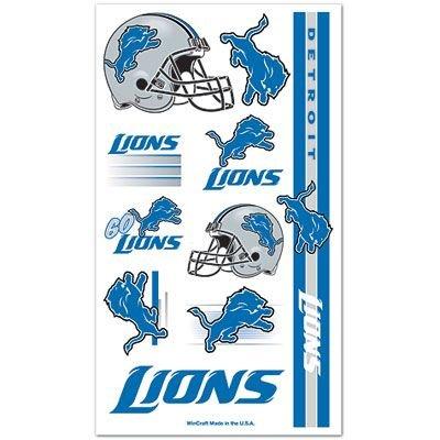 Detroit Lions Tattoos 10ct