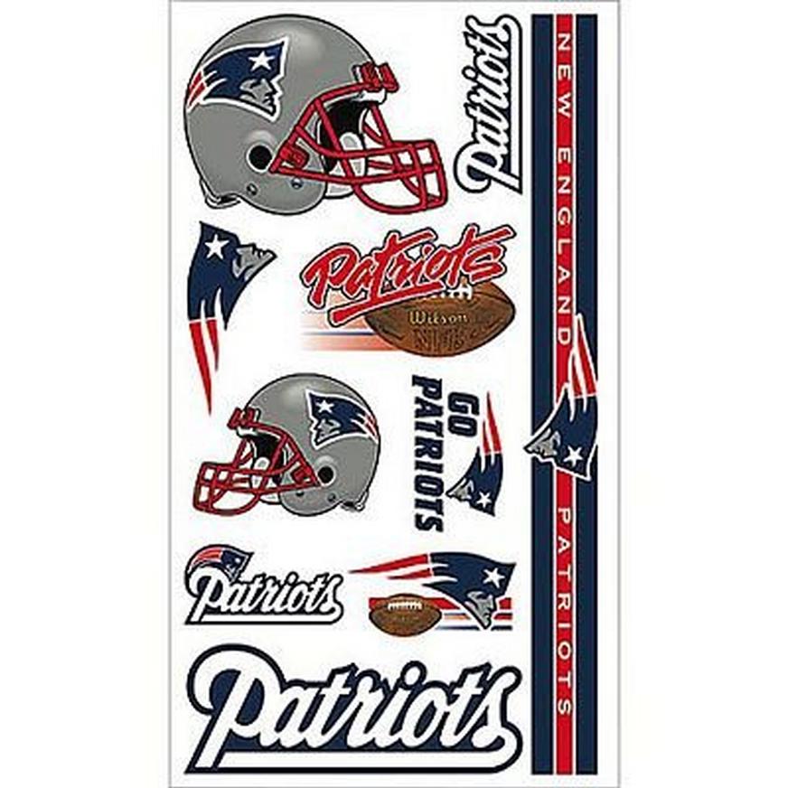 New England Patriots Tattoos 10ct