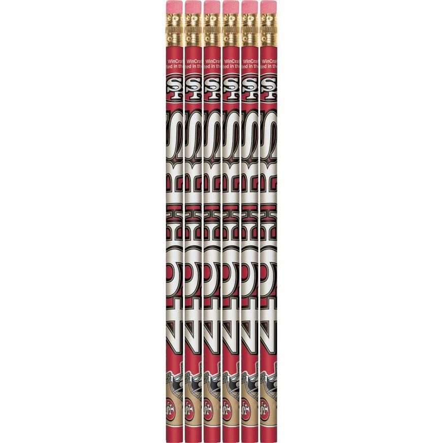 San Francisco 49ers Pencils 6ct