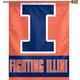 Illinois Fighting Illini Banner Flag