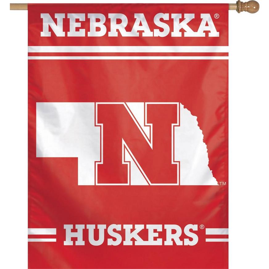 Nebraska Cornhuskers Banner Flag