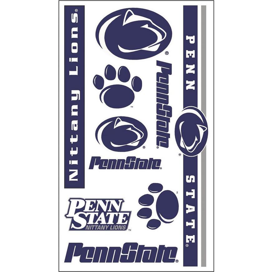 Penn State Nittany Lions Tattoos 10ct
