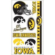 Iowa Hawkeyes Tattoos 10ct