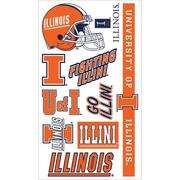 Illinois Fighting Illini Tattoos 10ct