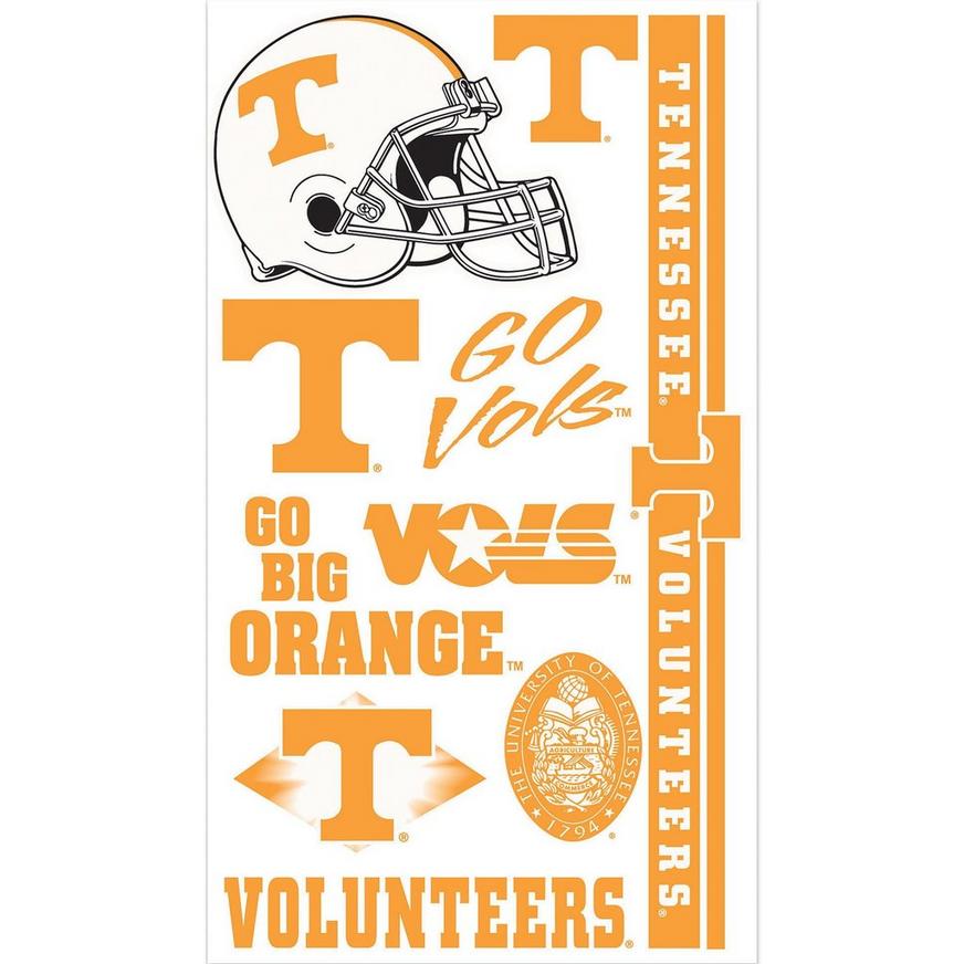 Tennessee Volunteers Tattoos 7ct | Party City