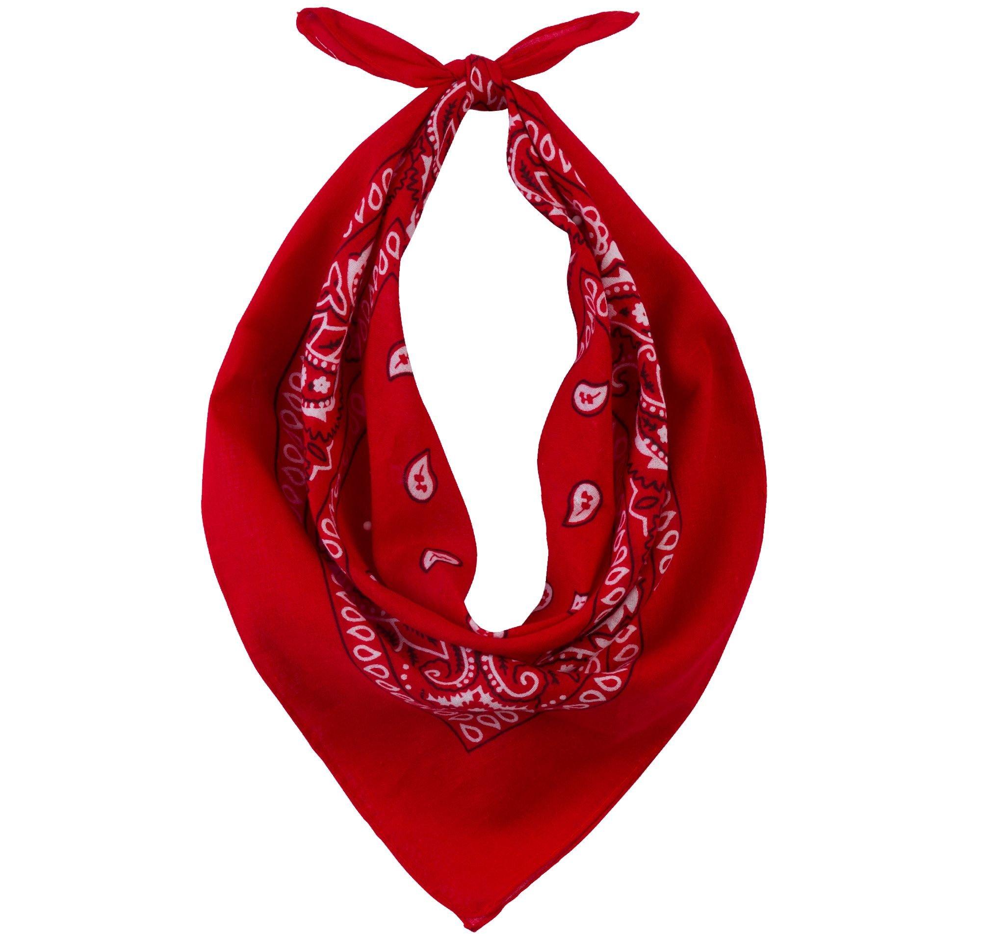 Red Cowboy Bandana