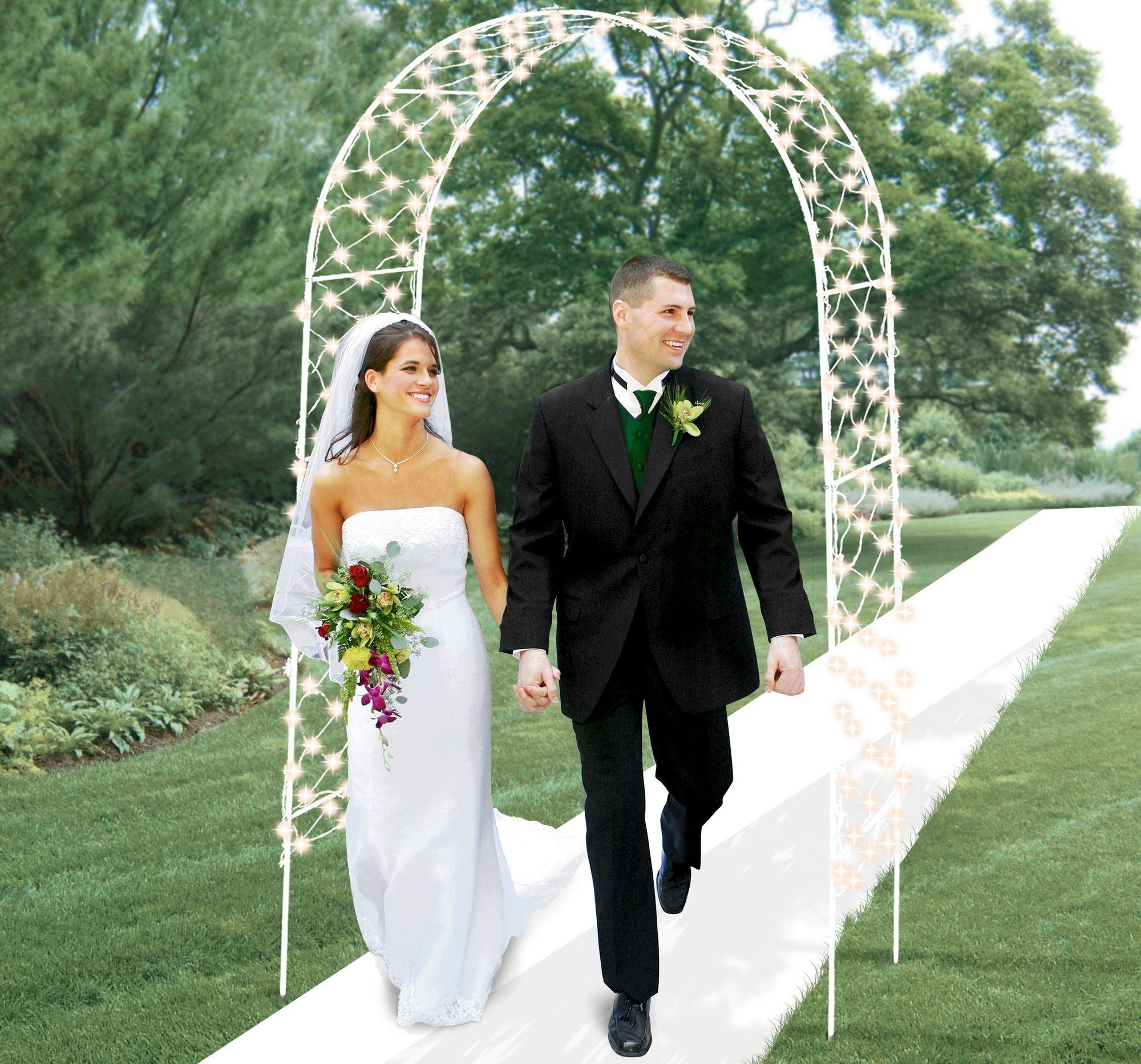 Light-Up Wedding Arch 96in