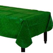 Grass Print Flannel-Backed Vinyl Table Cover