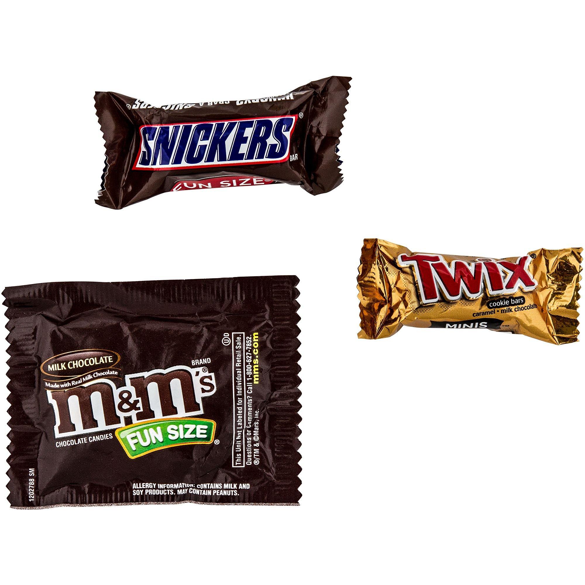 Mars Variety Assorted Fun Size Chocolate Candies, Mega Value, 65ct., 761g/1.7 lbs., {Imported from Canada}, Men's, Size: Medium