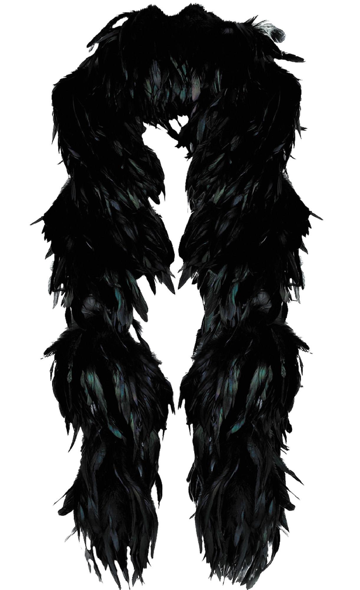 Deluxe Black Fantasy Feather Boa