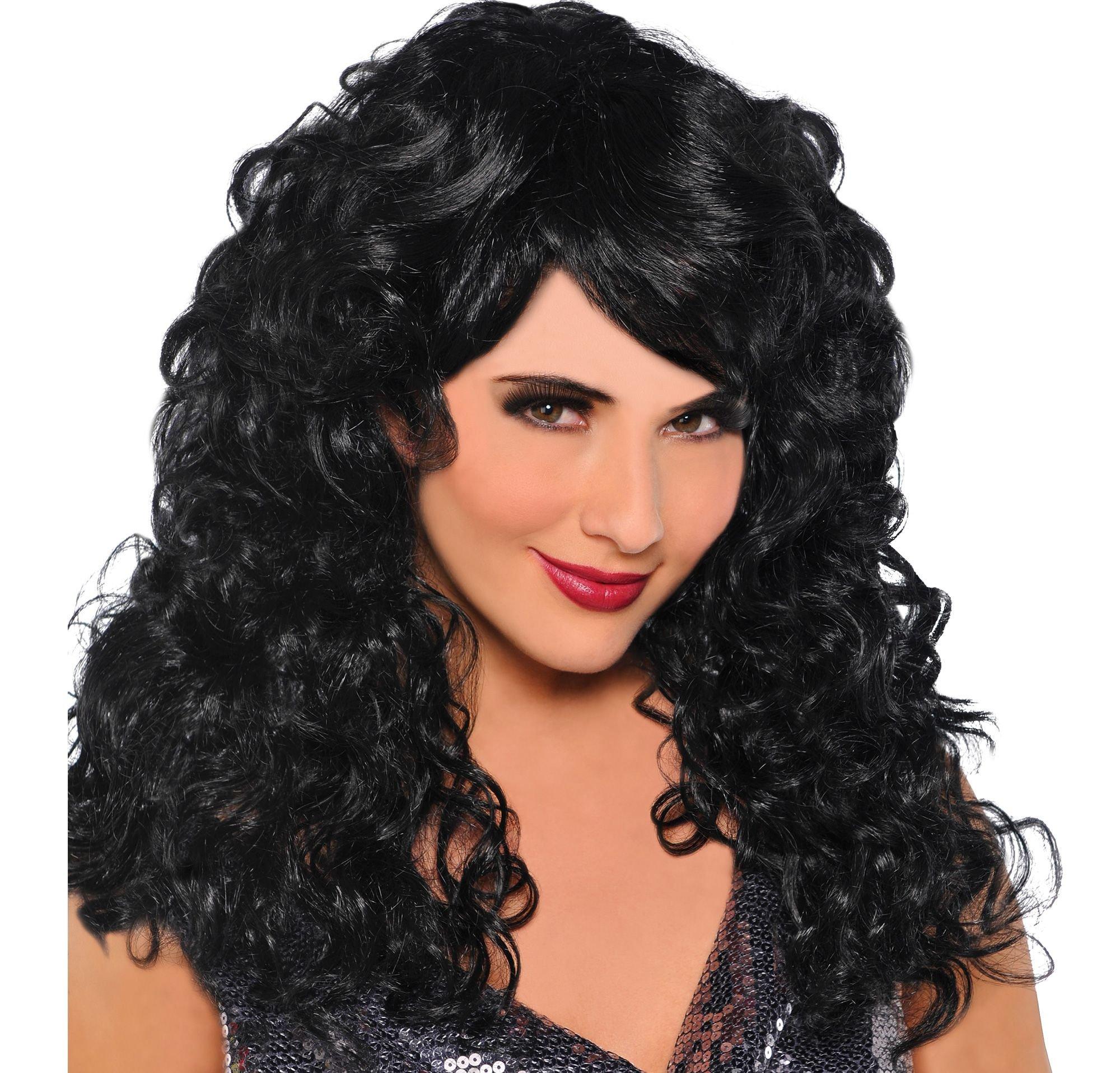 Seduction Black Wig Party City