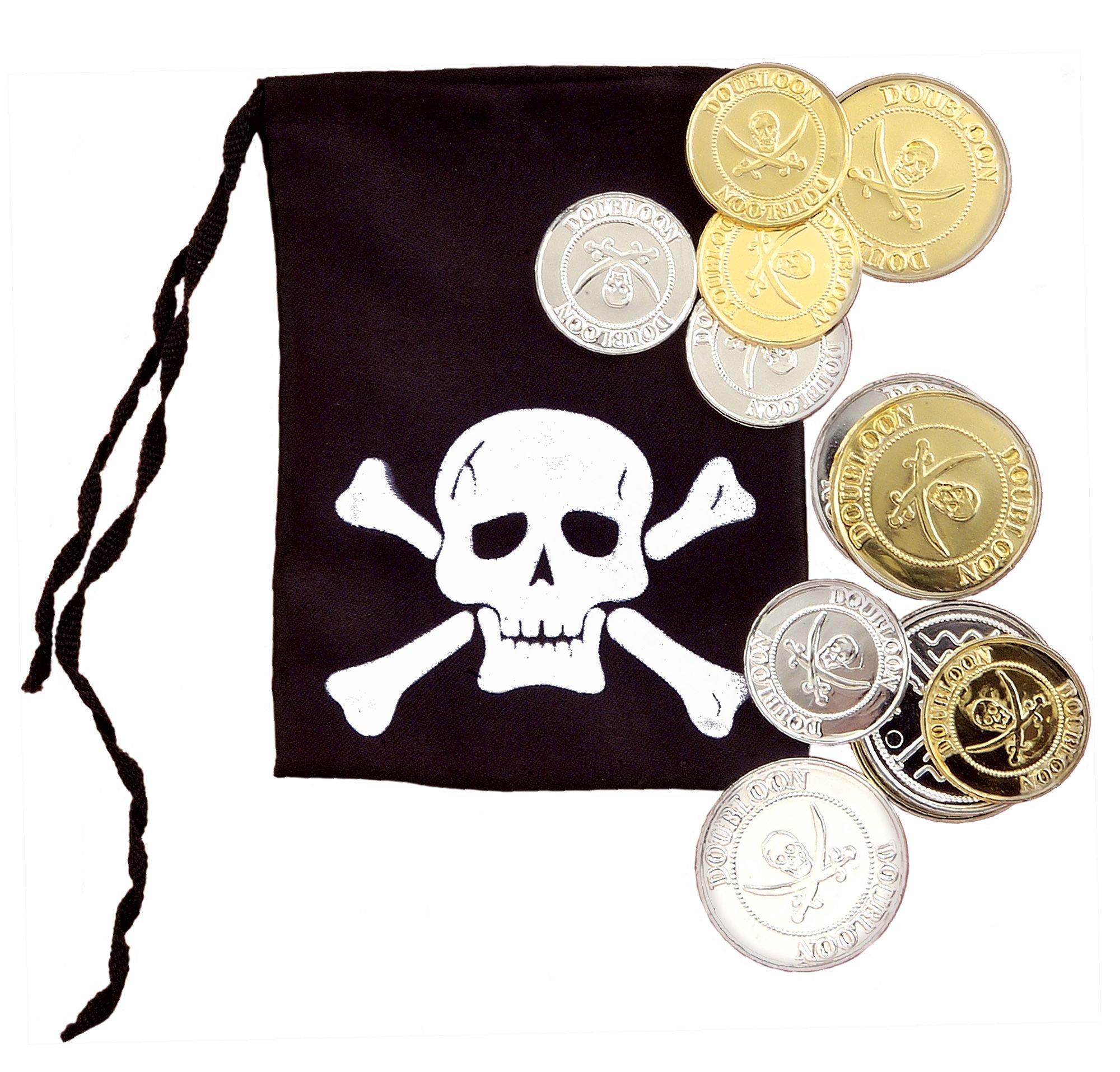 Pirate Pouch & Coin Set