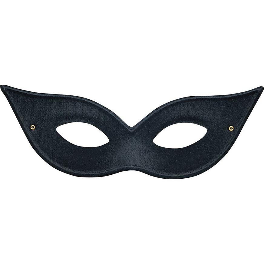 Black Winged Eye Mask 7 1/2in x 2 1/2in | Party City