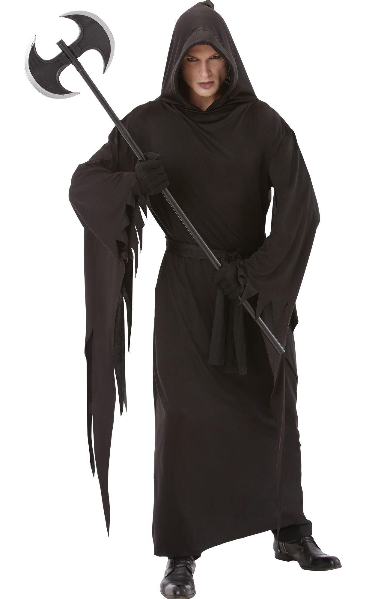 Haunted Black Robe with Dress Costume, Adult Halloween Costume|Darkside  Displays