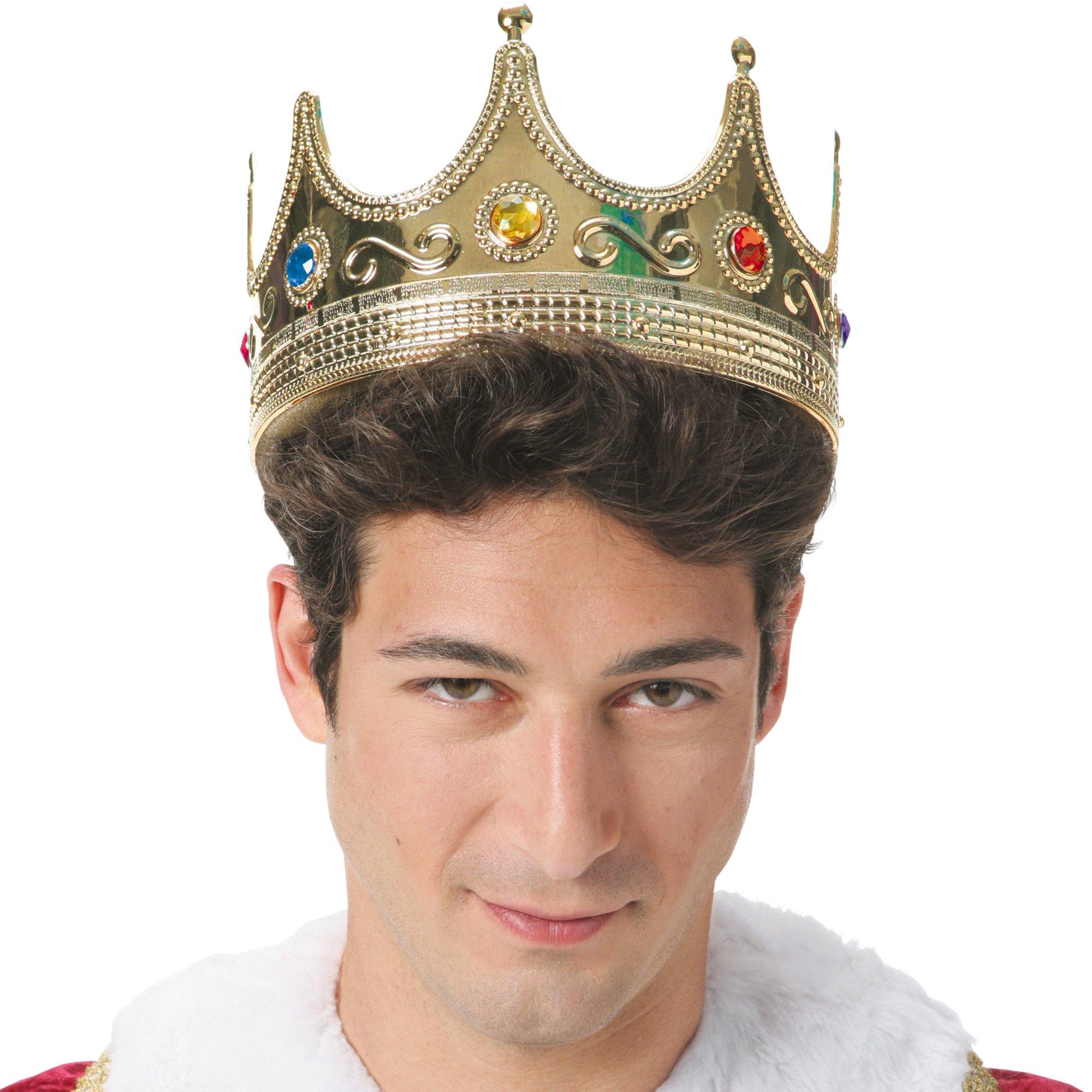 PartyCity Adult Jeweled King Crown | Hamilton Place