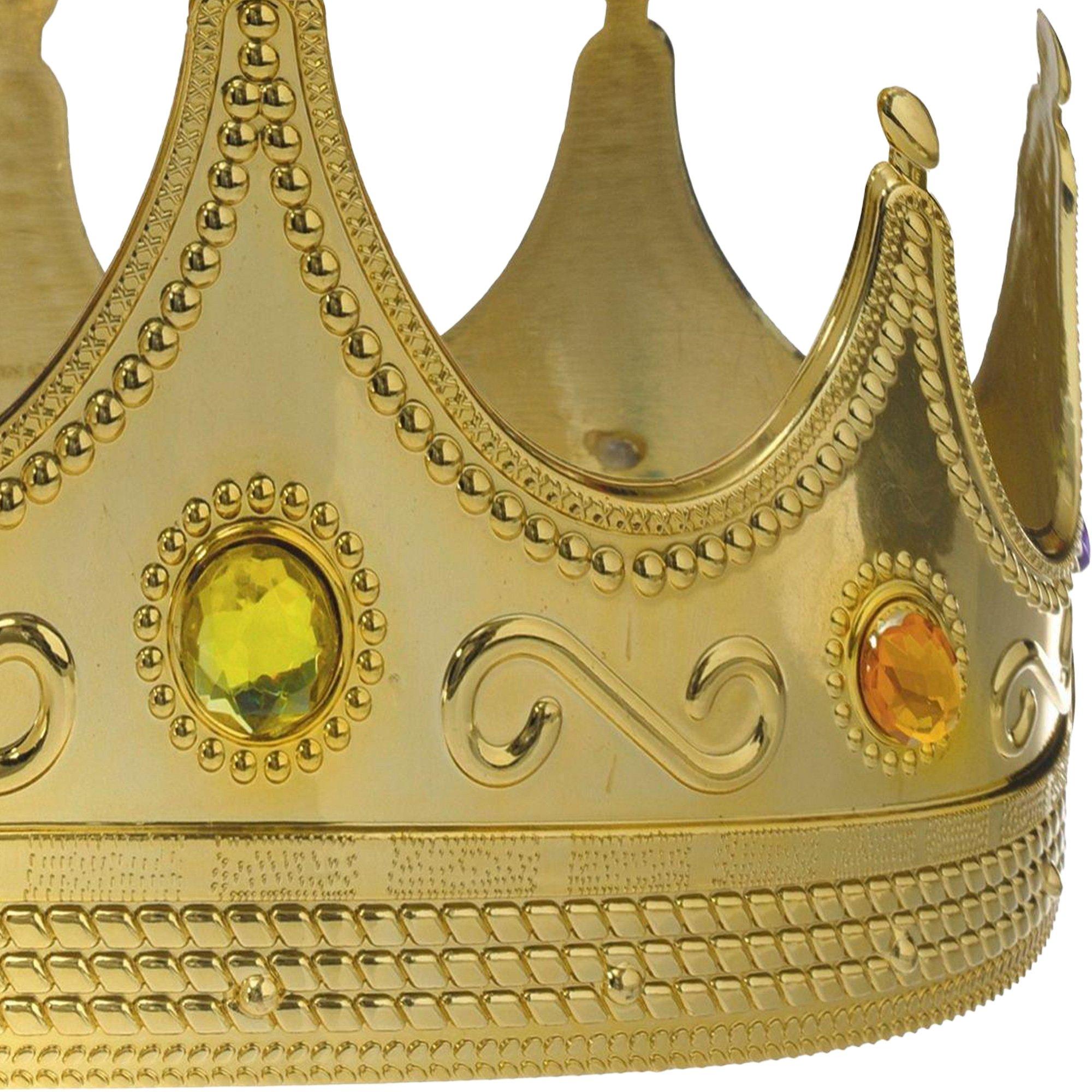 Adult Jeweled King Crown