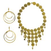 Gold Coin Jewelry Set
