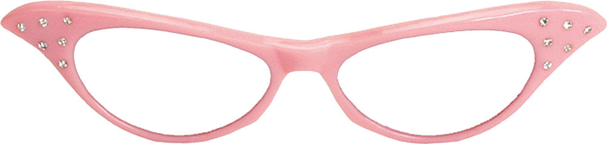 Pink 50's Glasses | Party City
