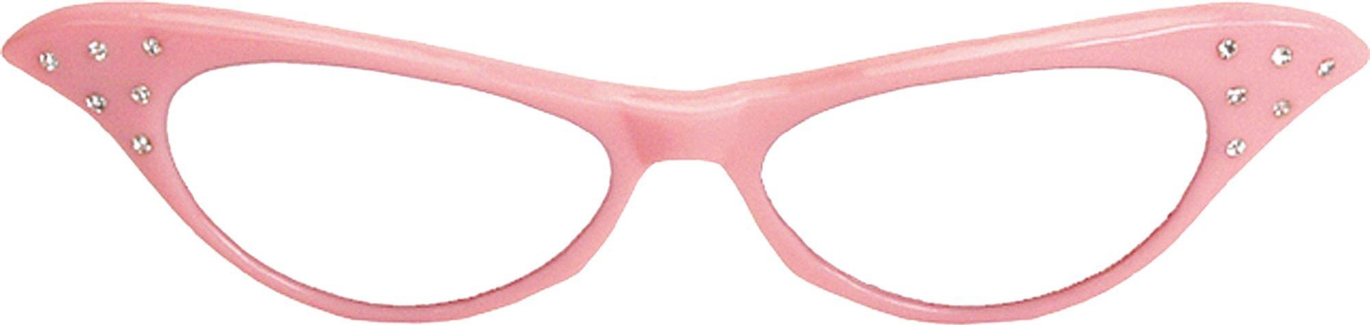 Pink 50 s Glasses Party City