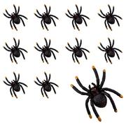 Black & Orange Tip Spiders 36ct
