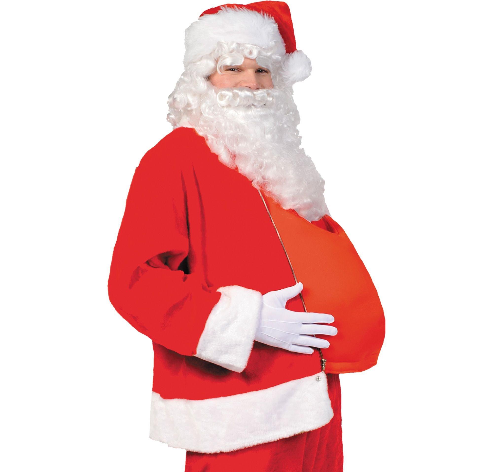  HOTOP Fake Padded Belly Santa Claus Belly Fake Padded Pregnancy  Belly Cosplay Belly for Halloween Cosplay Dress Party Christmas(Red) :  Clothing, Shoes & Jewelry