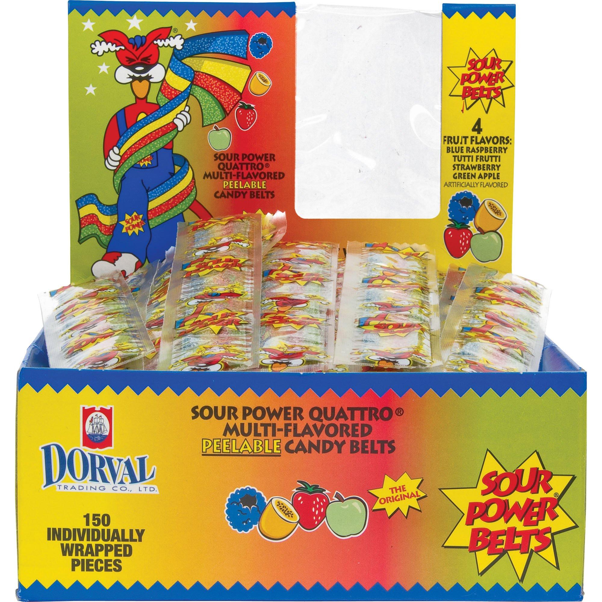 Sour Power Quattro Candy Belt, 0.35oz Party City