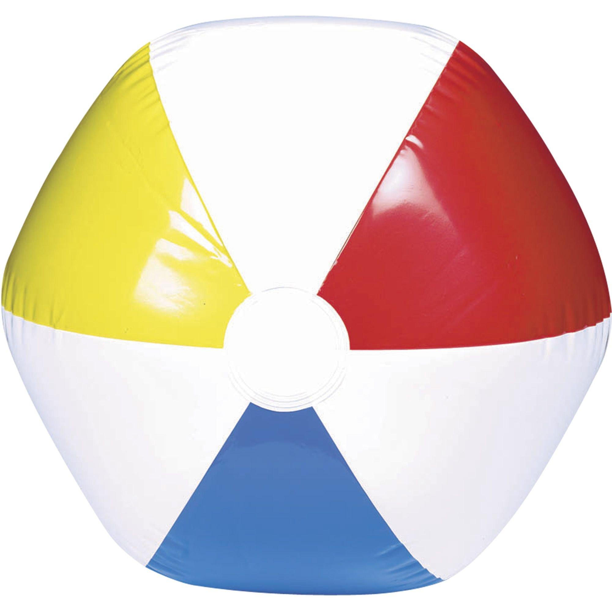 Northlight 34808647 16 in. Multi-Color 6 Panel Inflatable Beach Ball, 1 -  Fry's Food Stores