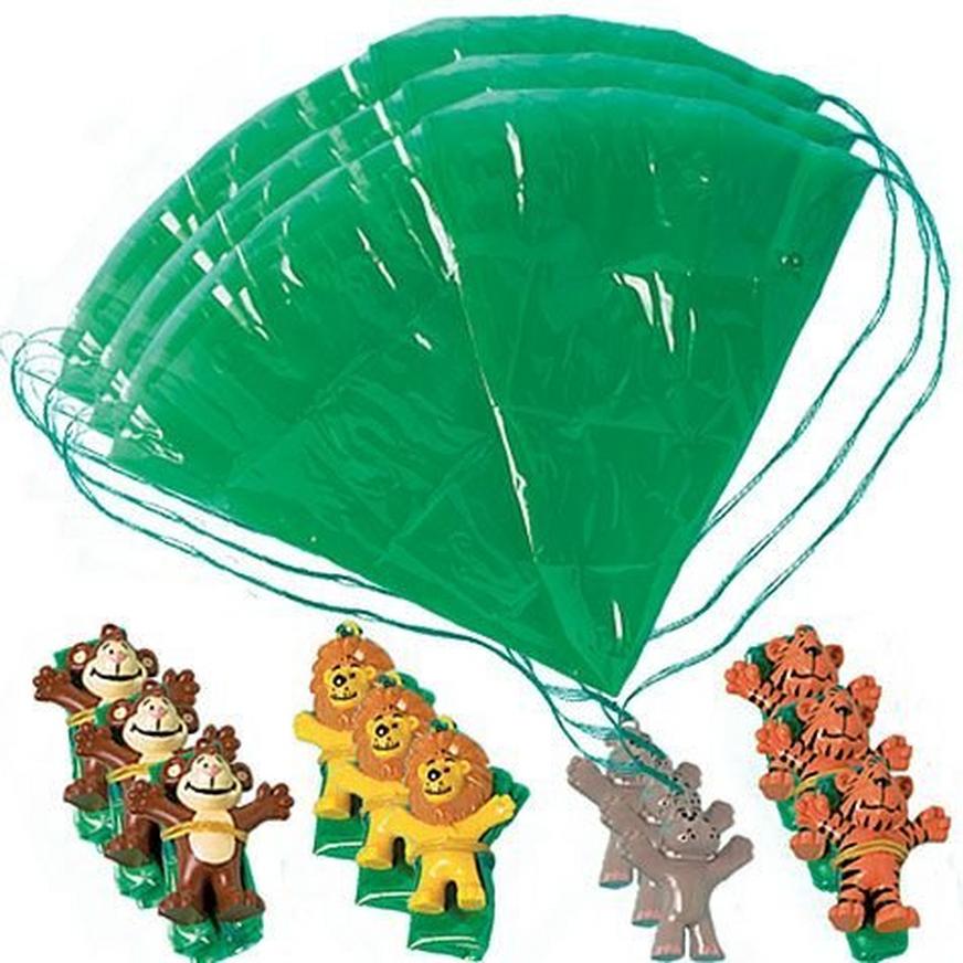 Zoo Animal Paratroopers 12ct