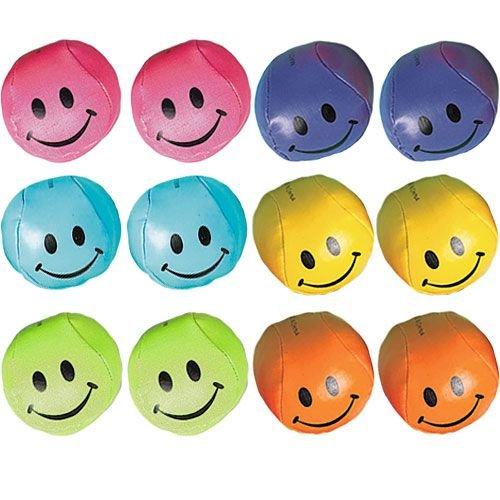 LED Light Up Smiley Face Bouncing Ball Party Favors - 1 Box - 12 Balls –  The Electric Mammoth