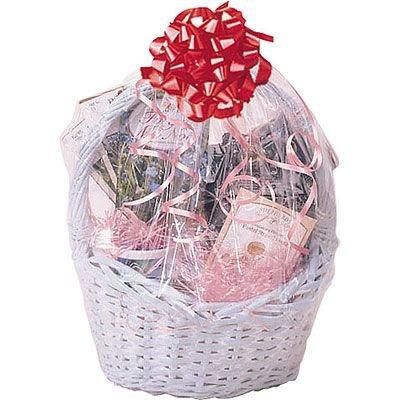 Amscan Functional Cellophane Clear Shrink Wrap Basket Bag Party Supplies for Any Occasion, 24 x 30, Transparent