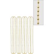 Metallic Gold Bead Necklaces 8ct