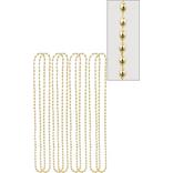 Metallic Gold Bead Necklaces 8ct