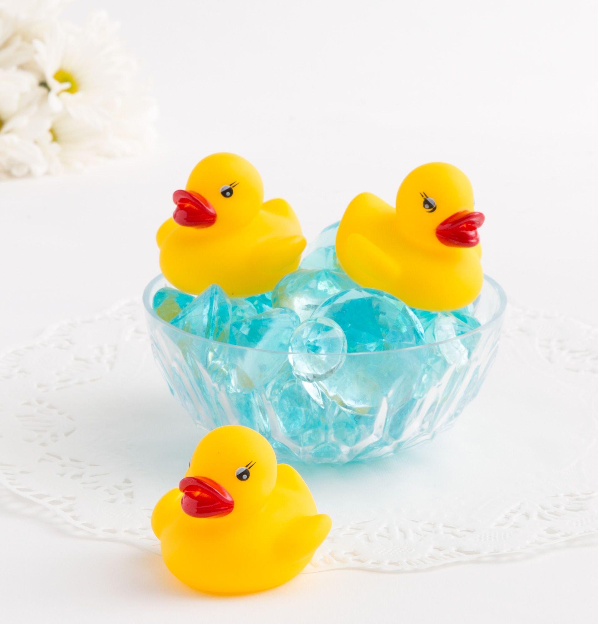 50pcs Rubber Ducks for Baby Bath Toy Shower Birthday Party Favors Gift