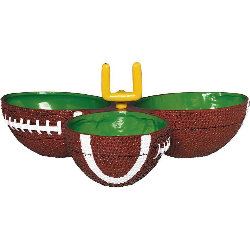 Football Condiment Dish 10in