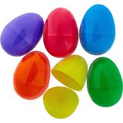Multi-Colored Fillable Easter Eggs 6ct