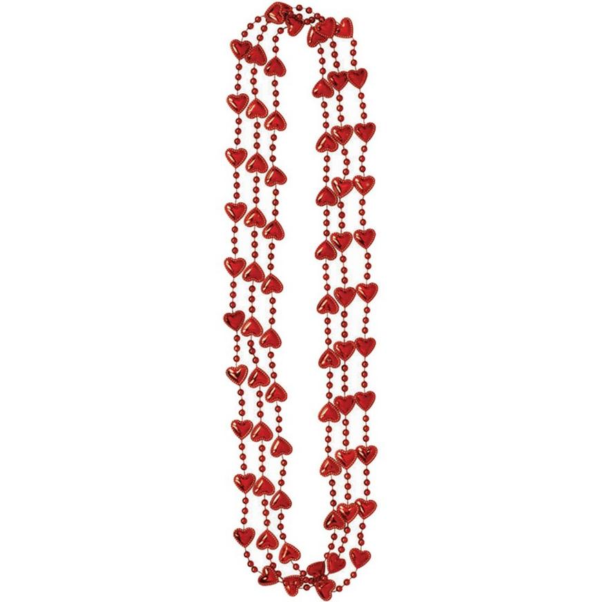 Mini Hearts Bead Necklaces 3ct