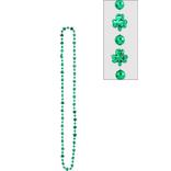 St. Patrick's Day Shamrock Bead Necklace