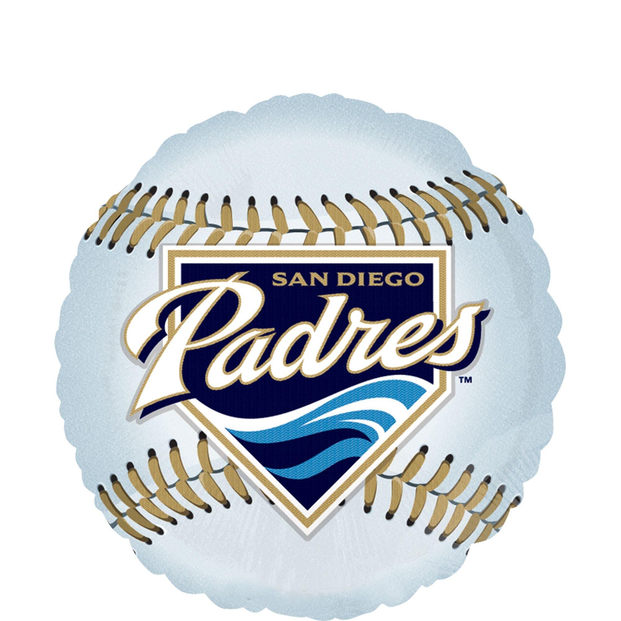18 MLB San Diego Padres Baseball Balloon - Mylar Balloons Foil