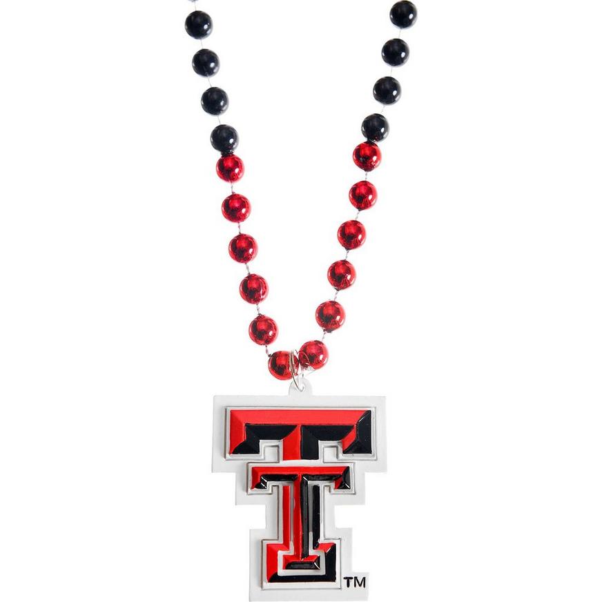 Texas Tech Red Raiders Pendant Bead Necklace